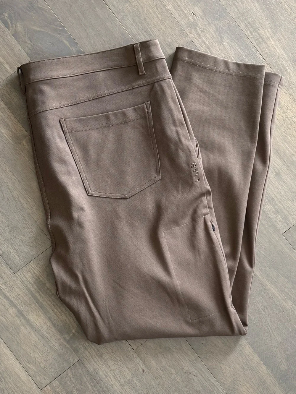 BYLT Dark Brown Everyday Pant 2.0